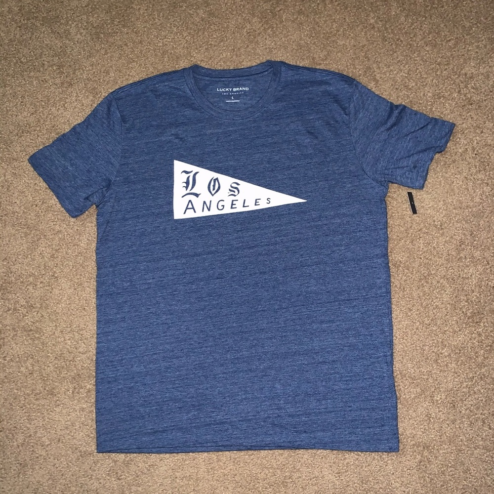 Lucky Brand Blue Los Angeles T-shirt